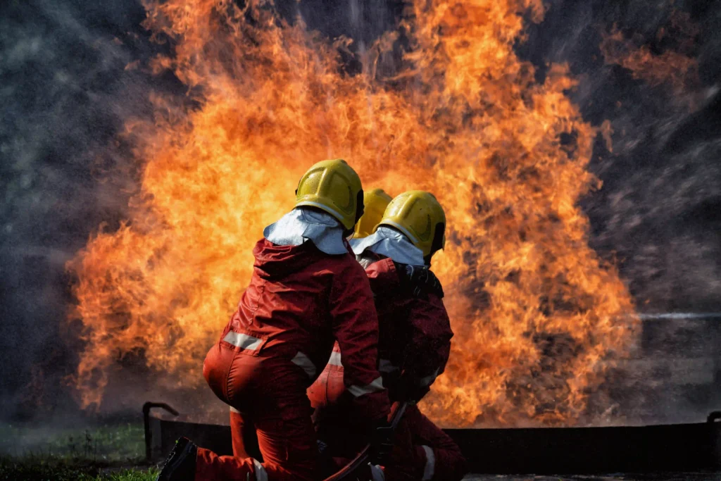 fire fighter team on training with gas and oil fir 2024 10 18 04 34 54 utc 1024x683