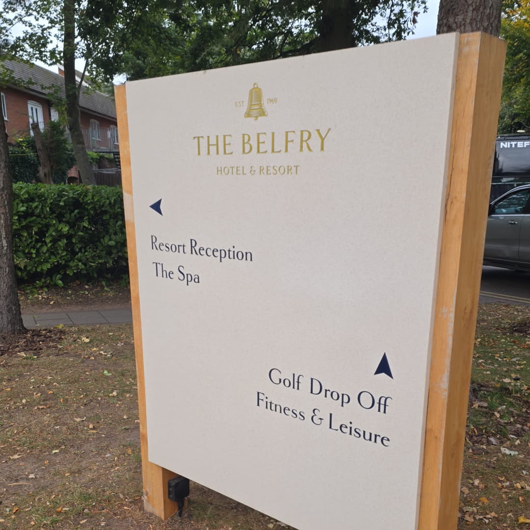 Project Fire Golf Day 2026: A Great Day at The Belfry sign